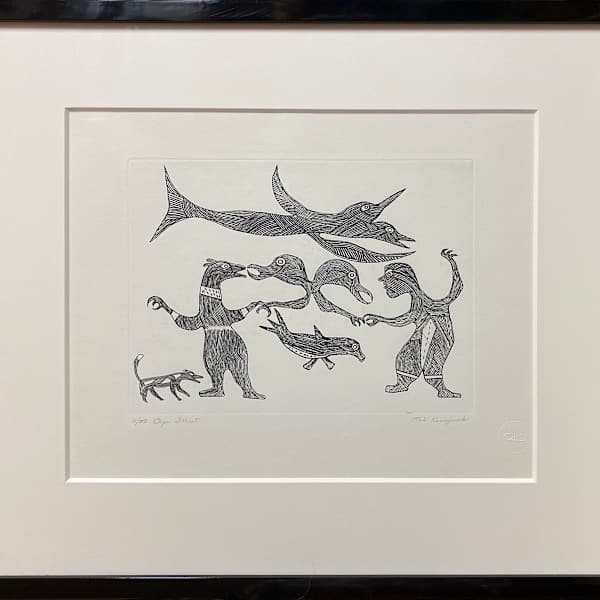Cape Dorset, #7 by Kenojuak Ashevak, CC, RCA (1927-2013), Image 4.
