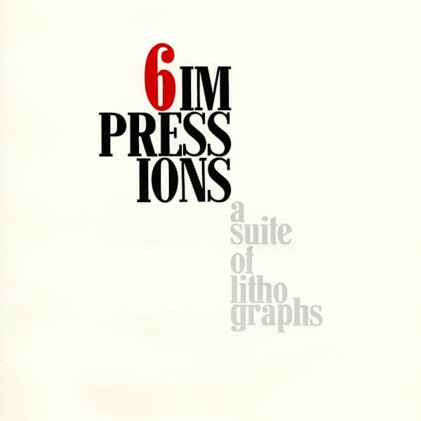 6 Impressions (Title Page) by Kenneth J. Carpenter, Image 1.