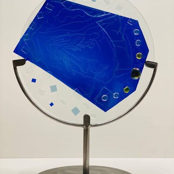 Stain Glass Sculpture by Mary Filer, Image 4.