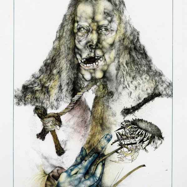 Er ist tot (Hommage à Albrecht Dürer) by Reiner Schwarz, Image 1.