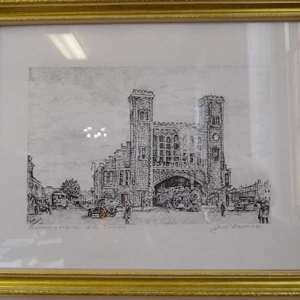 Boston and Maine Train Station in Salem by Judi Bartnicki, Image 1.