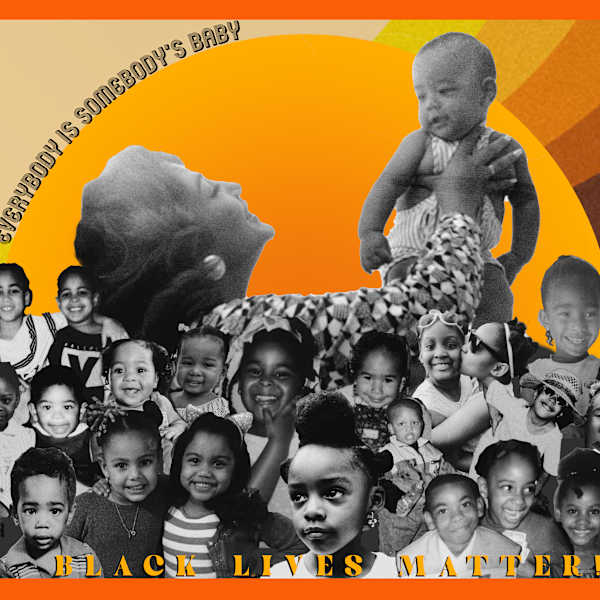 Black Lives Matter Banner Mural by Keshia DeLeon, Image 1.