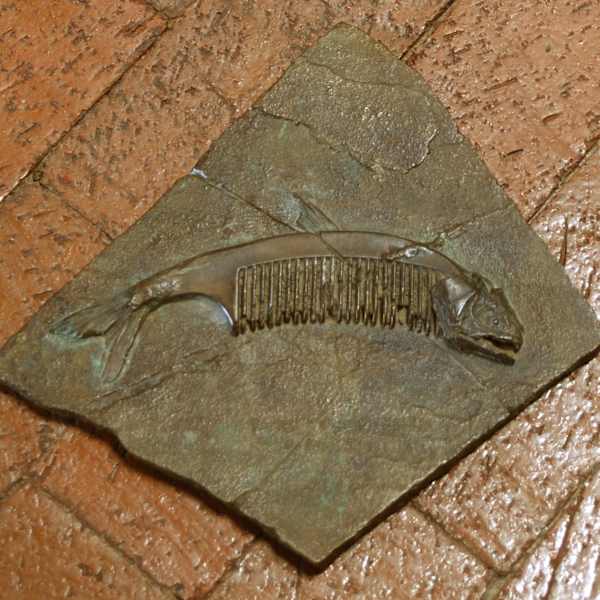 Fossil Record Series: Comb Fish I by Colette Hosmer, Image 1.