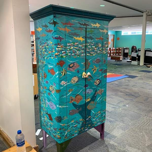Fish Cabinet #2 by Christopher Roberts, Image 1.