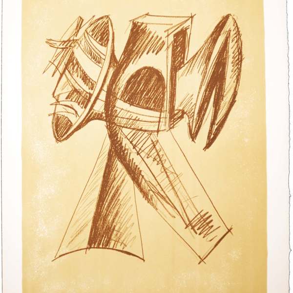 Study for Sculpture I by Seymour Lipton, Image 1.