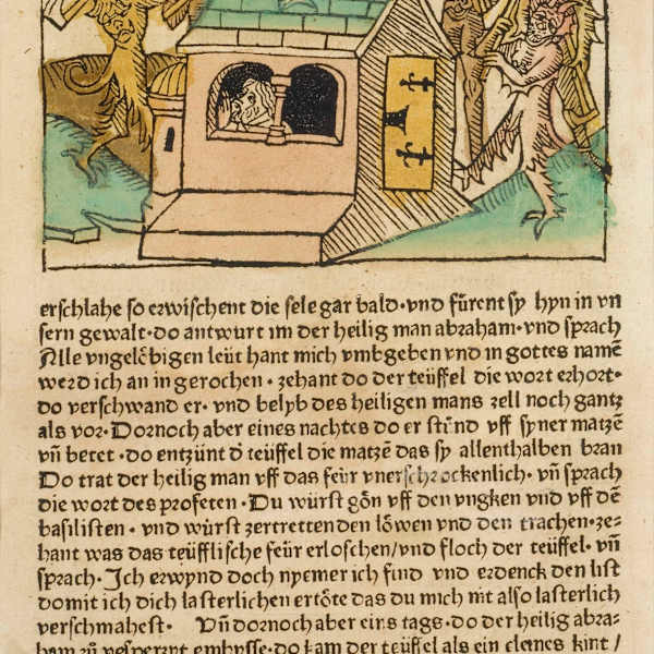 A House Beleaguered by Devils by School of Strassburg, Image 1.