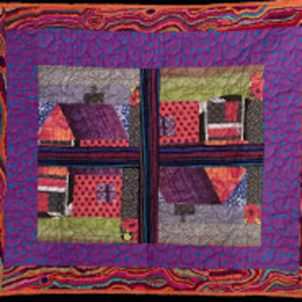 Digital Print House (Window Frame) by Sandy Teepen, Image 1.