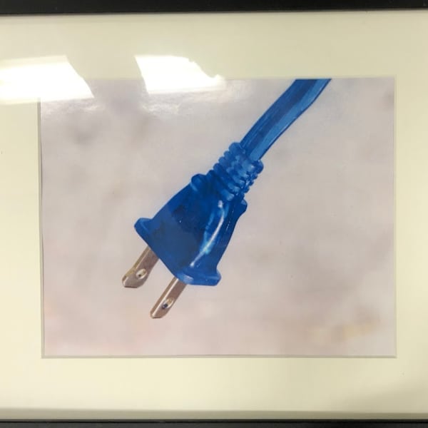 Blue Plug (RoyGBIV Series) by Allie Royce Soble, Image 1.