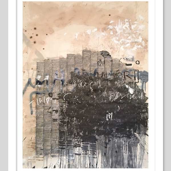 Dark Black Series, Drawing #1 by Gabriel Rivera, Image 1.
