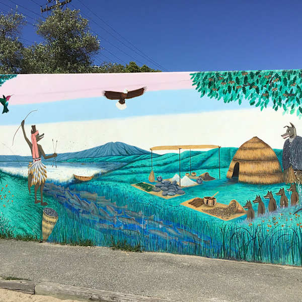 Ohlone Murals by Jean LaMarr, Image 1.
