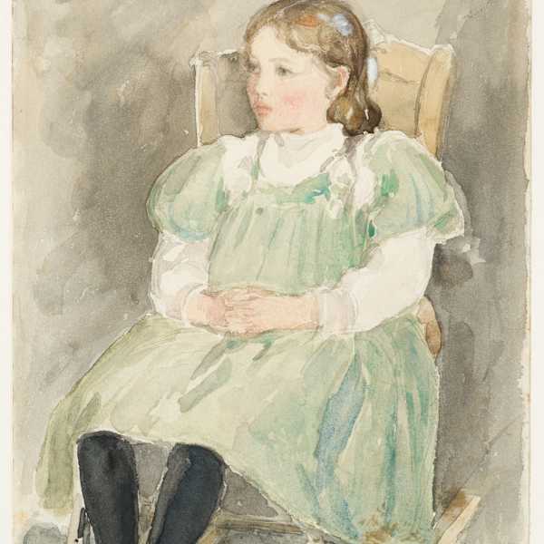 Portrait of a Young Girl by John Singer Sargent, Image 1.