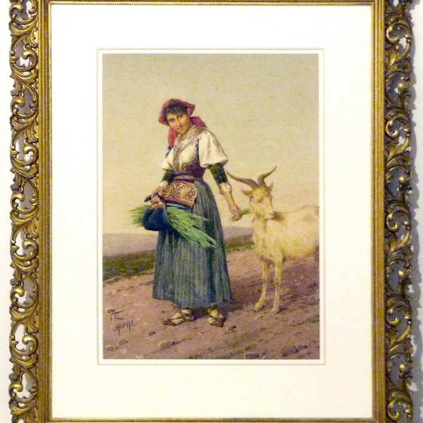 Peasant Woman by Filippo Indoni (1842 - 1908), Image 2.