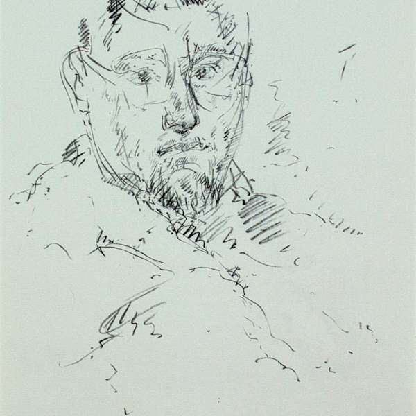 Self-Portrait by John Edward Heliker, Image 1.