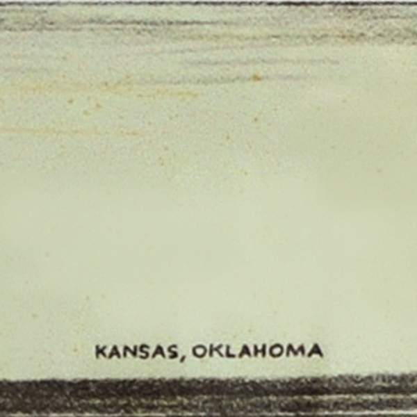 Kansas, Oklahoma by Ed Ruscha, Image 1.
