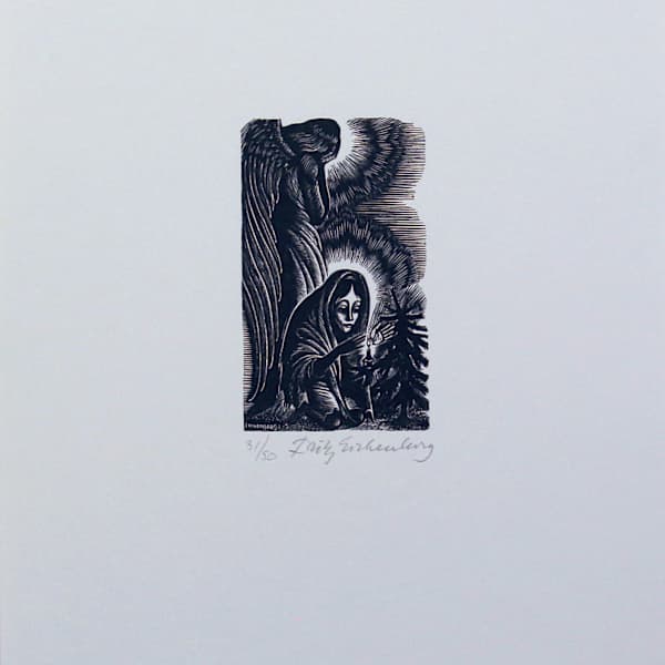 Child and the Angel by Fritz Eichenberg, Image 1.