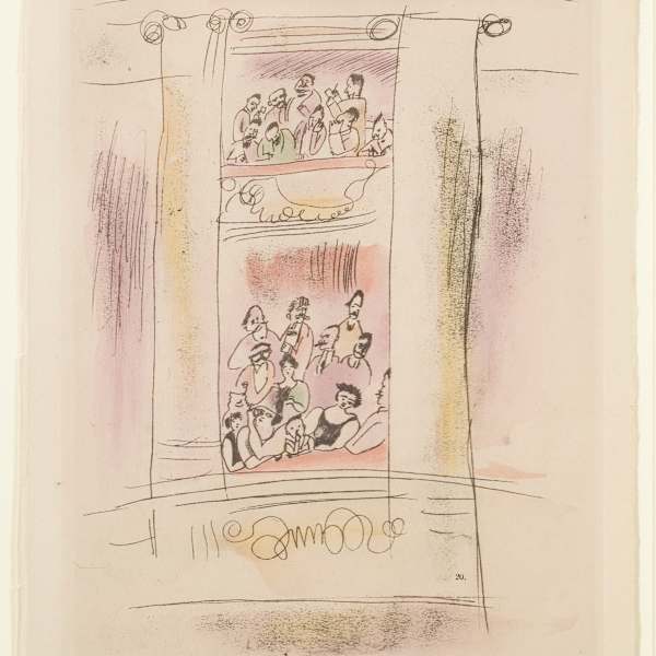 The Lodge for La Nuit de Babylon by Jules Pascin, Image 1.