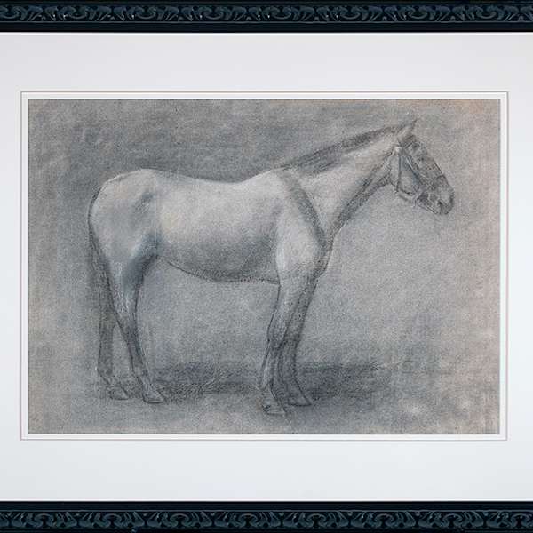 Drawing of Horse by Kate Smith Hoole, Image 1.