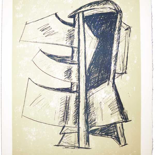 Study for Sculpture III by Seymour Lipton, Image 1.