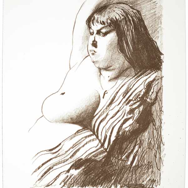 Fat Girl by David Levine, Image 1.
