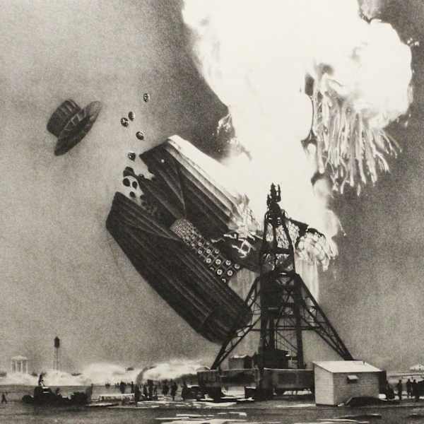Here it comes ladies and gentlemen, and what a sight it is, a thrilling one, a marvelous sight... by George Kitta, Image 1.