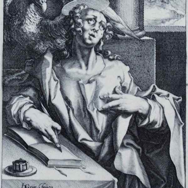 The Four Evangelists, St. John by Jacques de Gheyn, Image 1.