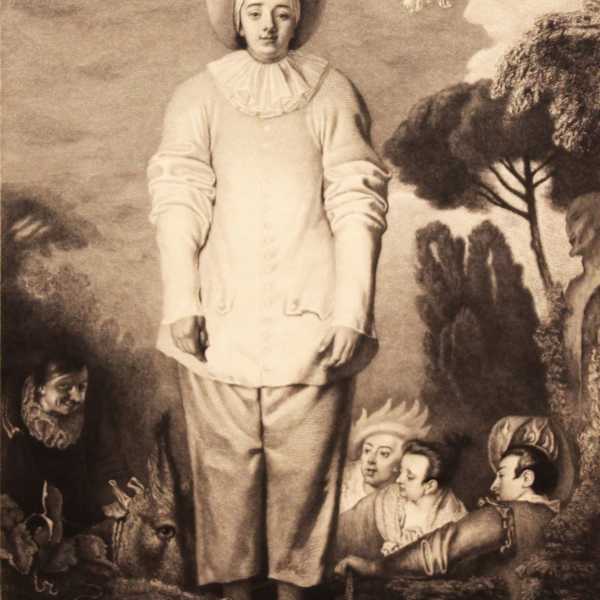 Gilles by Léopold Flameng, Image 1.