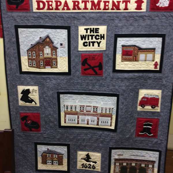 Salem Fire Department Quilt by Deane Saffer, Image 1.