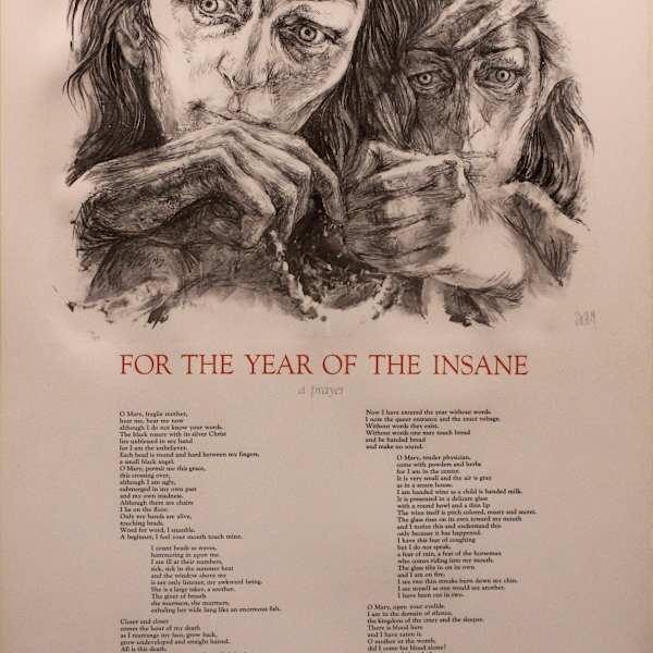 For The Year of the Insane by Barbara Swan, Image 1.