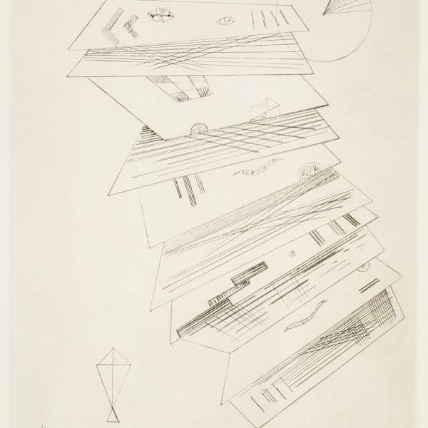 Second Etching for Editions Cahiers D'Art by Wassily Kandinsky, Image 1.