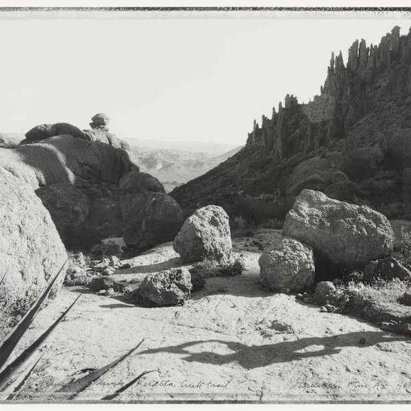 Pausing to Drink, Peralta Creek Trail, Superstition Mountains, AZ by Mark Klett, Image 1.