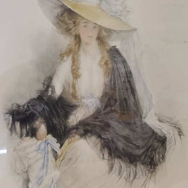 Untitled (Portrait of Lady) by Mary Gow, Image 1.