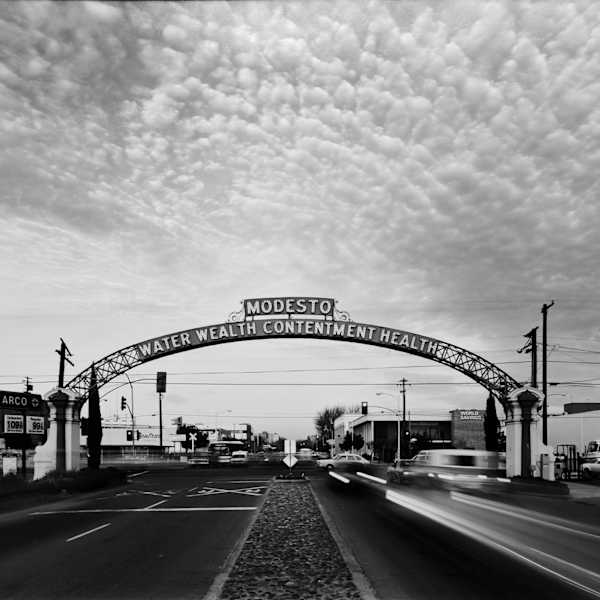Modesto Arch, Modesto California by Robert Dawson, Image 1.