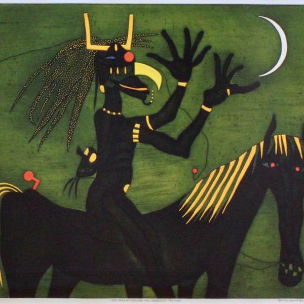 The Shaman Addresses the Moon by Sergio Gonzalez-Tornero, Image 1.