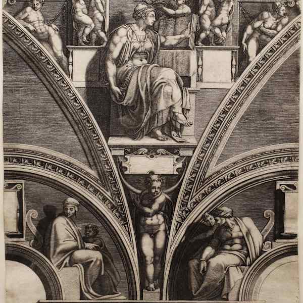 The Eritrean Sibyl by Giorgio Ghisi, Image 1.