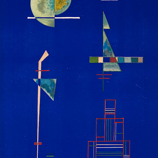 Composition Bleu by Wassily Kandinsky, Image 1.