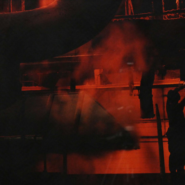Social Fabric: Wylie Hemphill Fixing the Mercerizer by Phil Moody, Image 1.