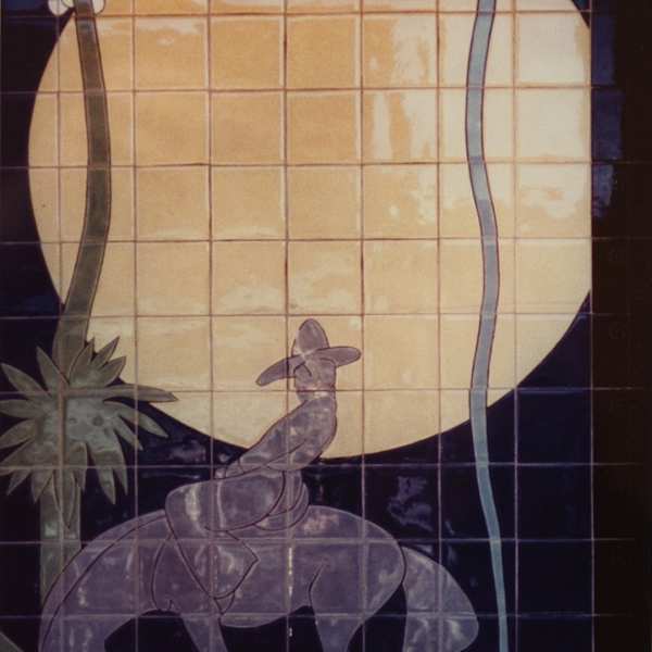 Documentation of tile work by Everett Campbell, Image 1.