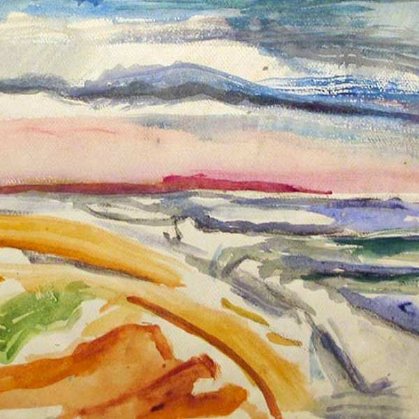 Red Rose Sky and Blue Sea by Ward Jackson, Image 1.