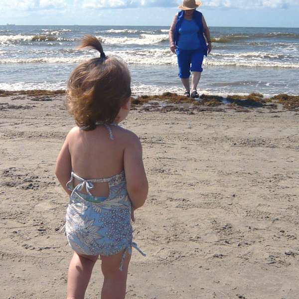 Beach, Grandma, and Me by Alben C. Kwiatkowski, Jr., Image 1.
