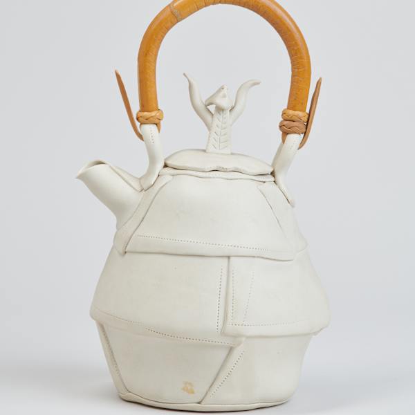 Teapot with Man by Mona Adisa Brooks, Image 2.