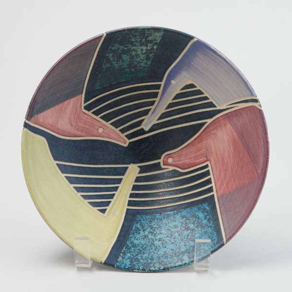 Multicolor Bowl by Wayne Bates, Image 2.