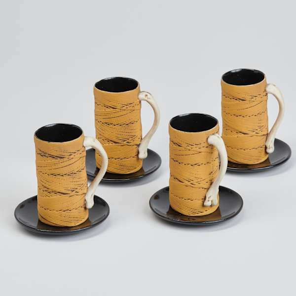 Demitasse Cup & Saucer Set by Martha Holt, Image 2.