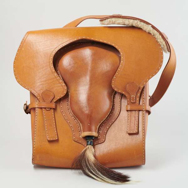 Shoulder Bag with Horse Tail by John Coutoupis, Image 2.
