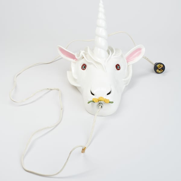 Unicorn Lamp by Taffy Dahl, Image 3.