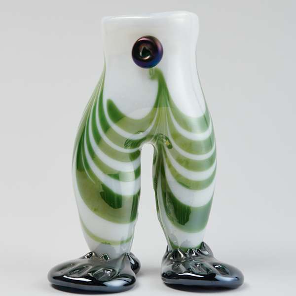 Clown Leg Vase by Larry LiVolsi, Image 2.