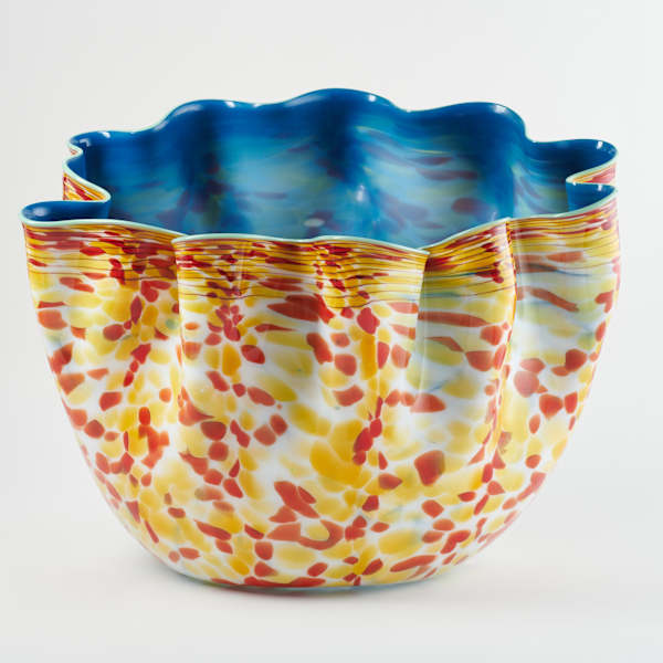 Cobalt Blue Macchia by Dale Chihuly, Image 5.