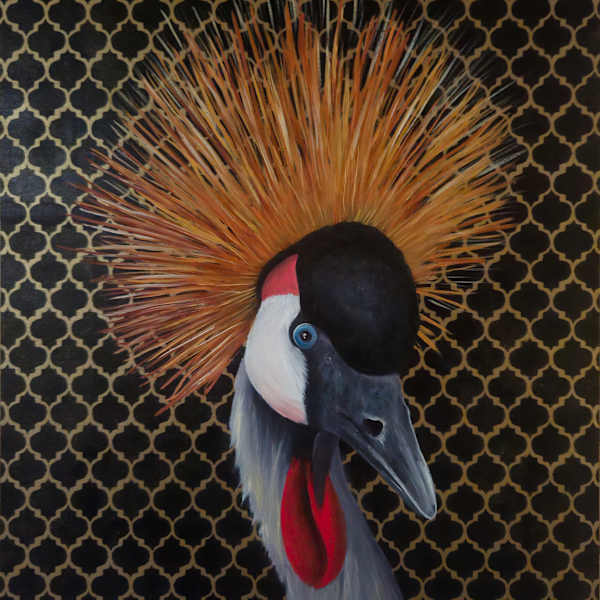 Crowning Glory.  (Crowned Crane of Tanzania) by Susan Grabert, Image 1.