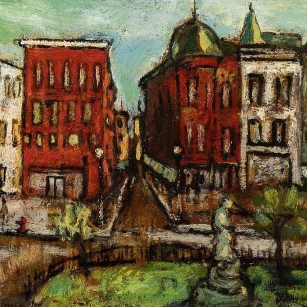 Street Scene (Washington, DC) by David Clyde Driskell, Image 3.