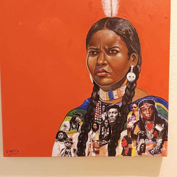 Black Indian Woman by Emery Franklin, Image 1.