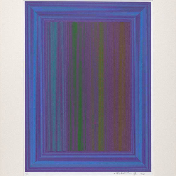 "VIII" by Richard Anuszkiewicz, Image 1.